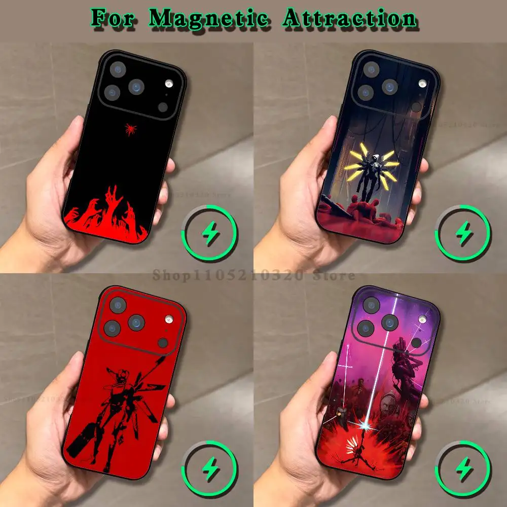 

U-Ultrakill Game Phone Case For iPhone 17,16,15,14,13,12,11,Pro,Max,Plus,E,Air,Mini Magnetic Magsafe Frosted