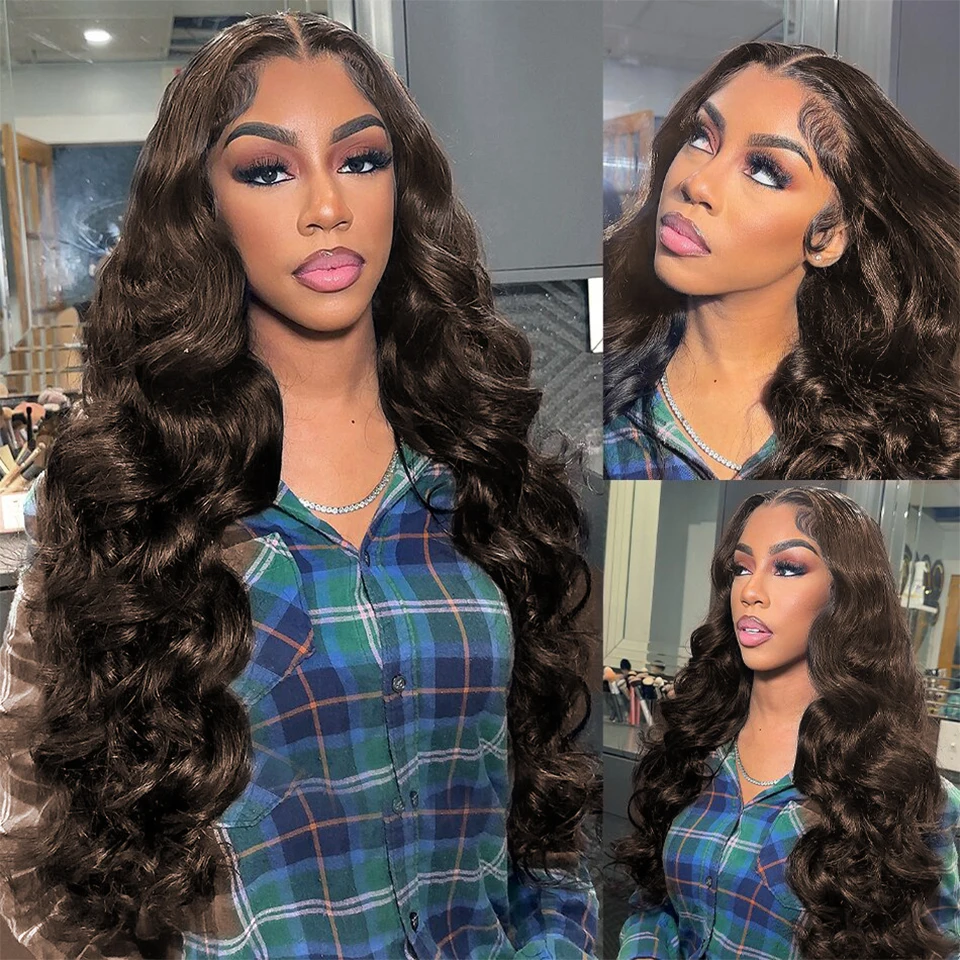 Juego de Extensiones de Cabello Humano con Clips Body Wave, 10-24 Pulgadas, 120G, Color #2 Marrón Oscuro, Cabello Brasileño Remy, 8 Piezas por Juego para Mujer 5