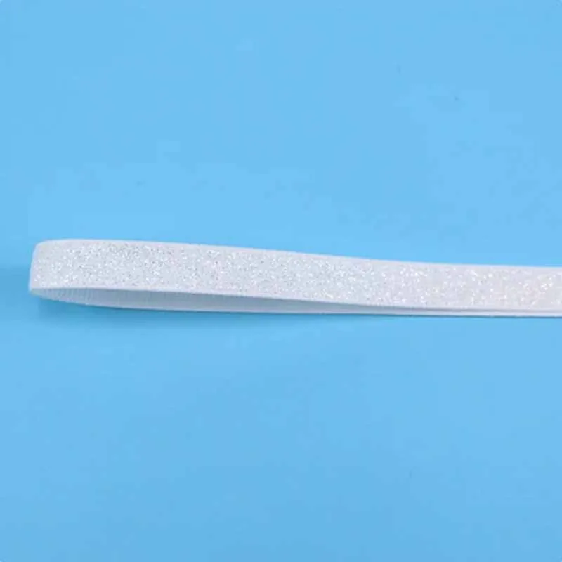 Wholesale 3/8\'\' 9mm Solid Color Full Glitter Sparkle Polyester Grosgrain Ribbon DIY Crafts Hair Bow Sewing Accessories
