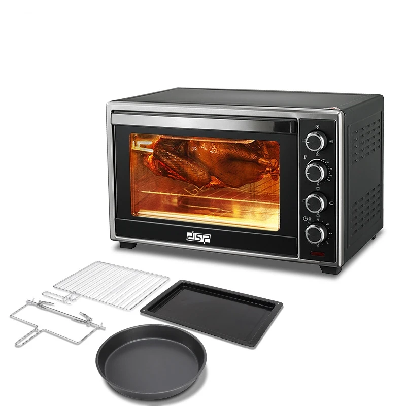 

Household Electric Oven 48L Fully Automatic Multi-function Baking Oven Equipped with Pizza Pan Grill Pan Grill