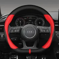 Car leather Steering-wheels Cover 37 38cm 15\