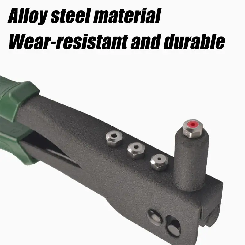 Riveter Tool Heavy Duty 9.5 Inch Hand Rivet Kit Professional Gadgets Drill Bit Set Rivnuts Assortment Riveting Supplies For