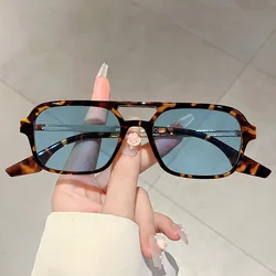 Classic Luxury Brand Designer Square Sunglasses Women For Men Fashion Vintage Punk Sun Glasses Hip Hop Popular Flat Top Shades