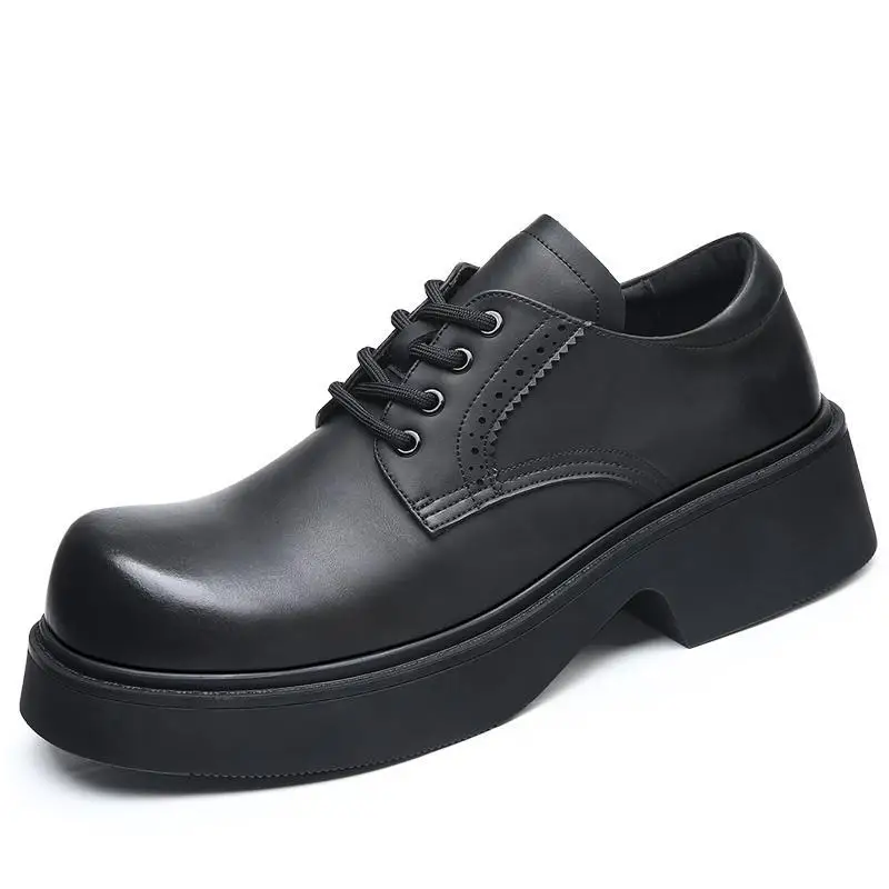 Men's Shoes Party Casual Leather Shoes Casual Men's Classic Work Oxford Shoes Korean Casual Men