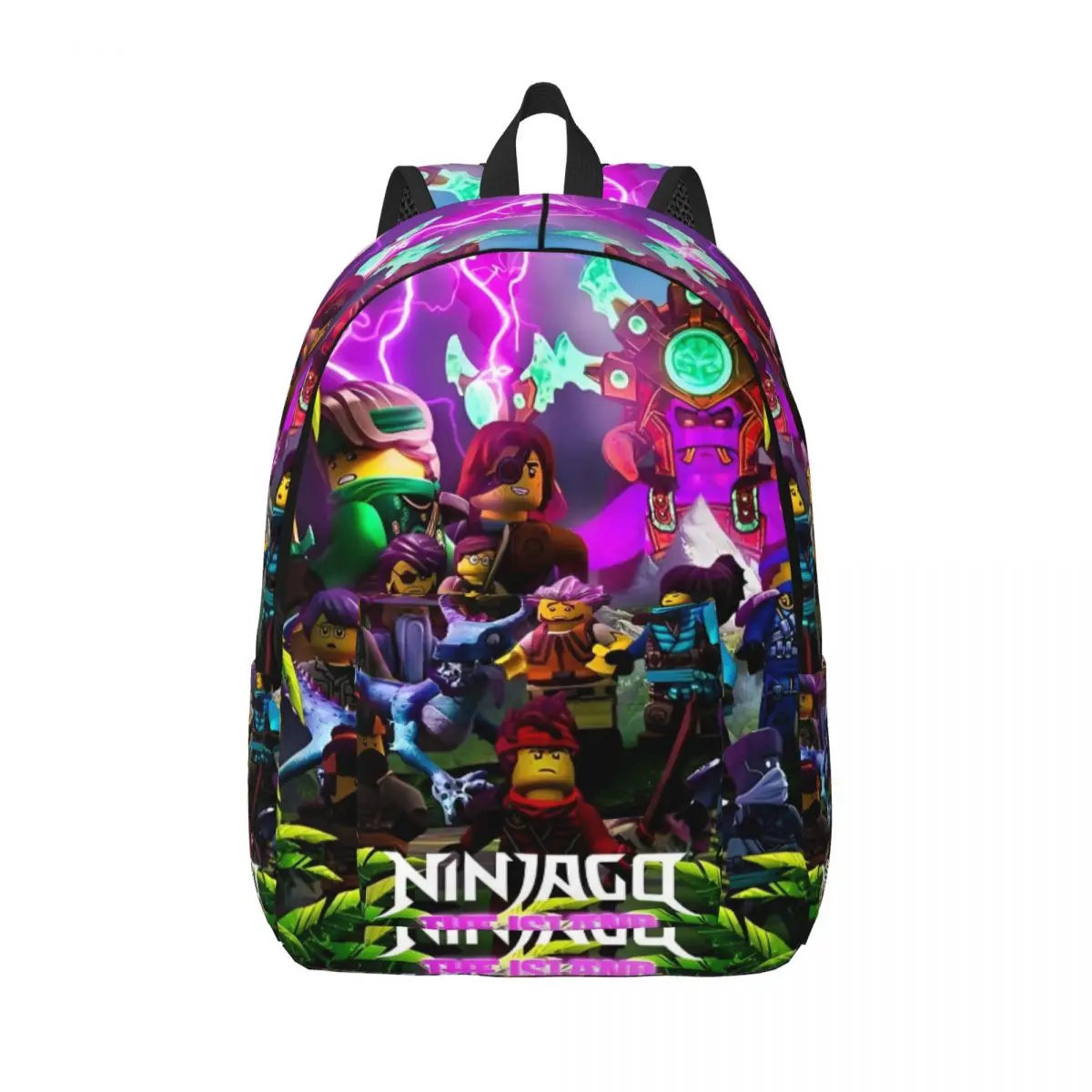 N-Ninjagos Game Anime Backpack Men Women Teenage High School Work Daypack Back to School Gift Laptop Computer Shoulder Bag Sport