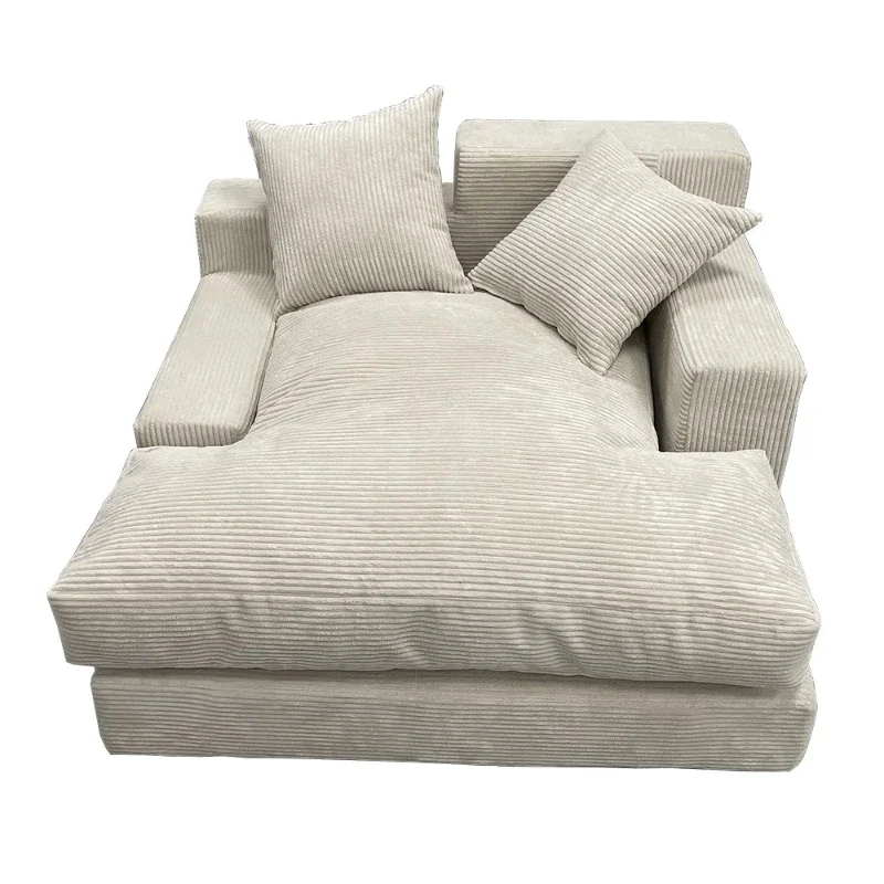 

Compressible removable and washable lazy sofa high-density sponge with pedal bean bag chair