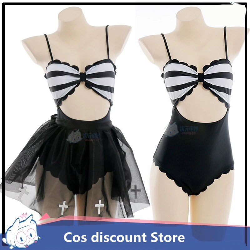 Black And White Ballet Swimsuit Summer Girl Lovely One-piece Hot Spring Women Summer Split Bikini Set Sizes S-XL 2022 New