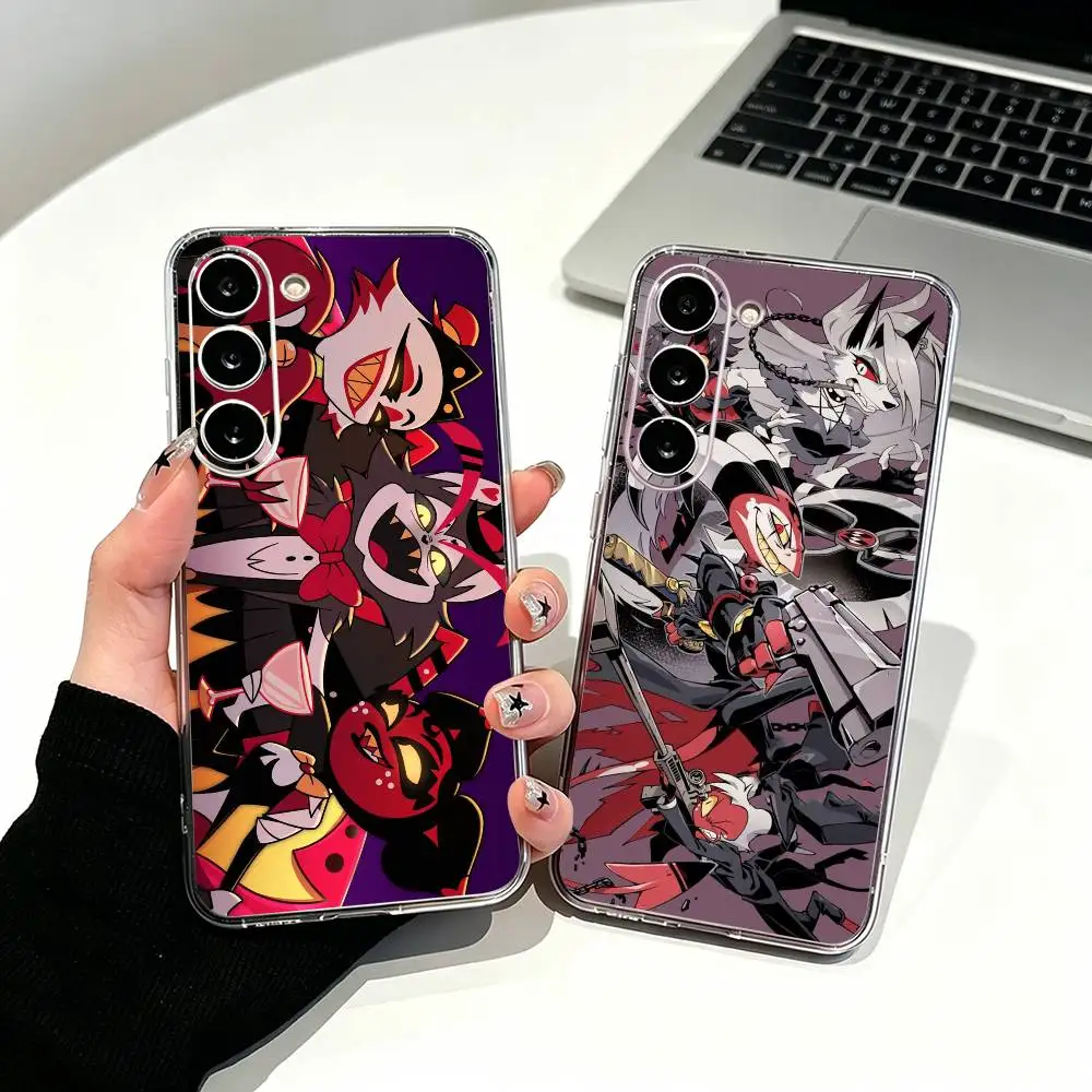 H-Hazbin Hotel-Helluva Boss-s  Phone Case For Samsung Galaxy A71,A70,A52,A51,A40,A30 Transparent Cover