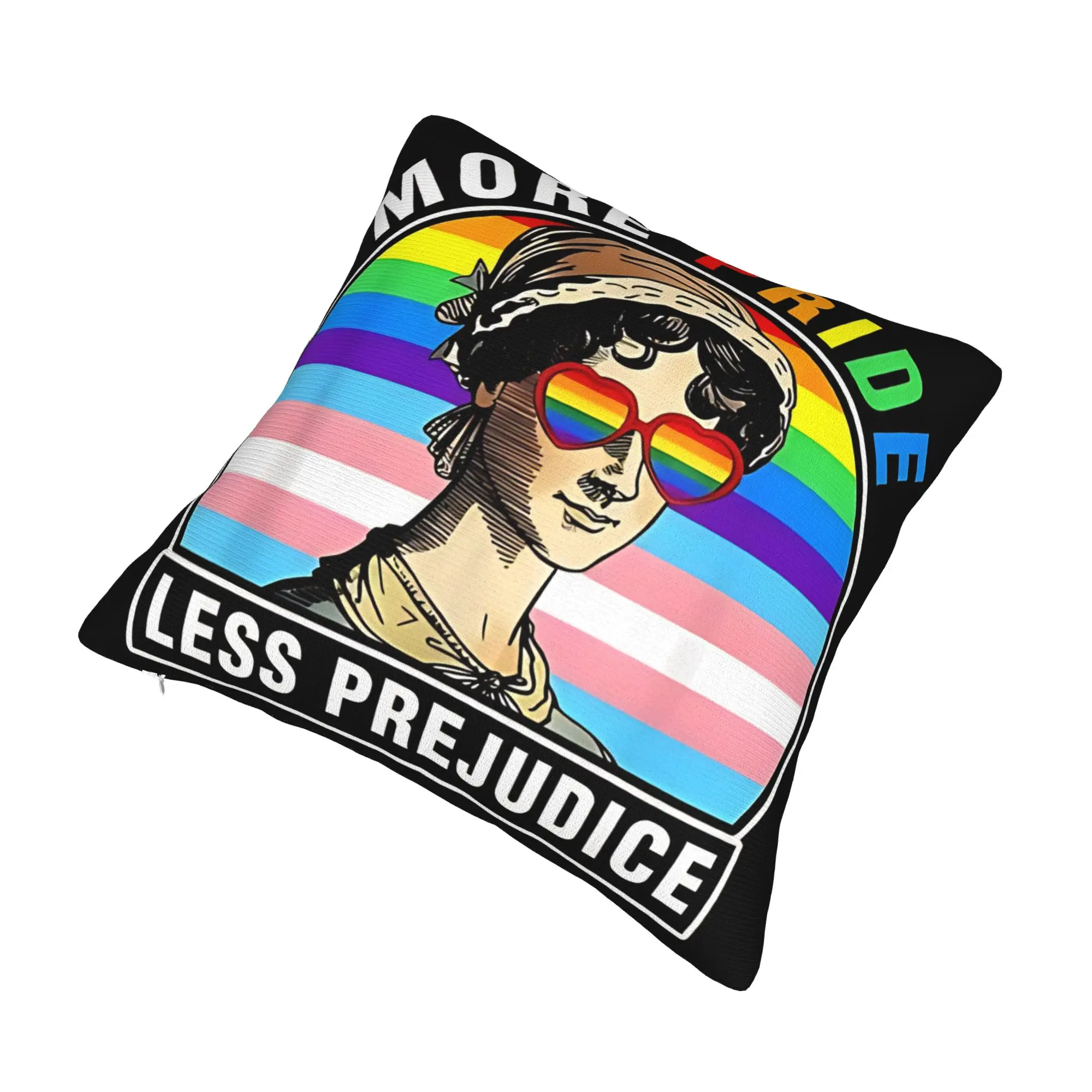 Decorative Pillowcase More Pride Less Prejudice  Accessories Car  Pillow Case Cover Square Multiple Sizes