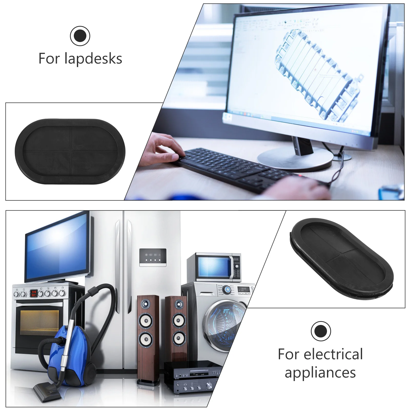 4 stuks flexibele rubberen doorvoertules draadbescherming pakking firewall gat plug bedrading spoel isolatie rubberen doorvoertules