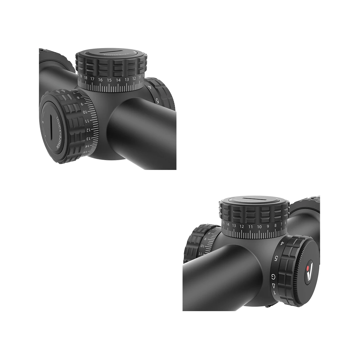 Victoptics S10 1-10x24 LPVO SFP Riflescope With Fiber Optic Reticle & Turret Lock for Quick Aiming in Any Light