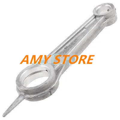 Silver Tone Aluminum Alloy Air Compressor Connecting Rod 12mm x 23mm x 85mm 12x23x85mm