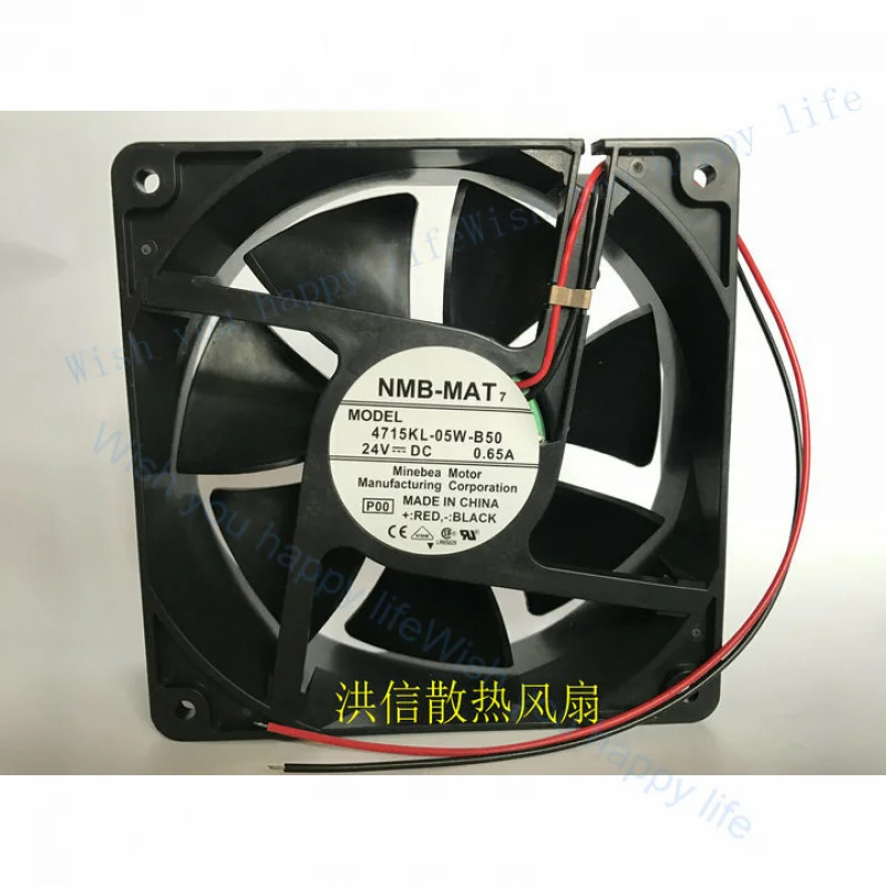 

LL 1pcs for NMB 4715KL-05W-B50 DC24V 0.65A 12CM 12038 inverter cooling fan