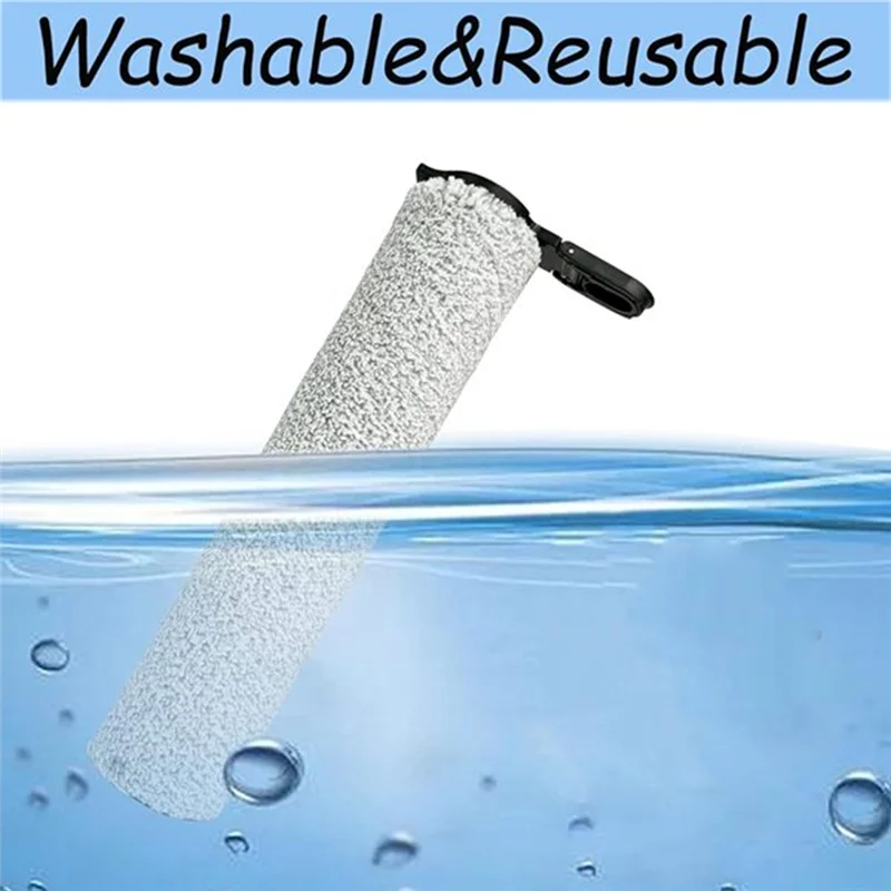 【Coupon!】For Tineco Floor ONE S7 Steam Floor Scrubber Cleaner 4 Pcs Roller Brush Spare Parts Replacement