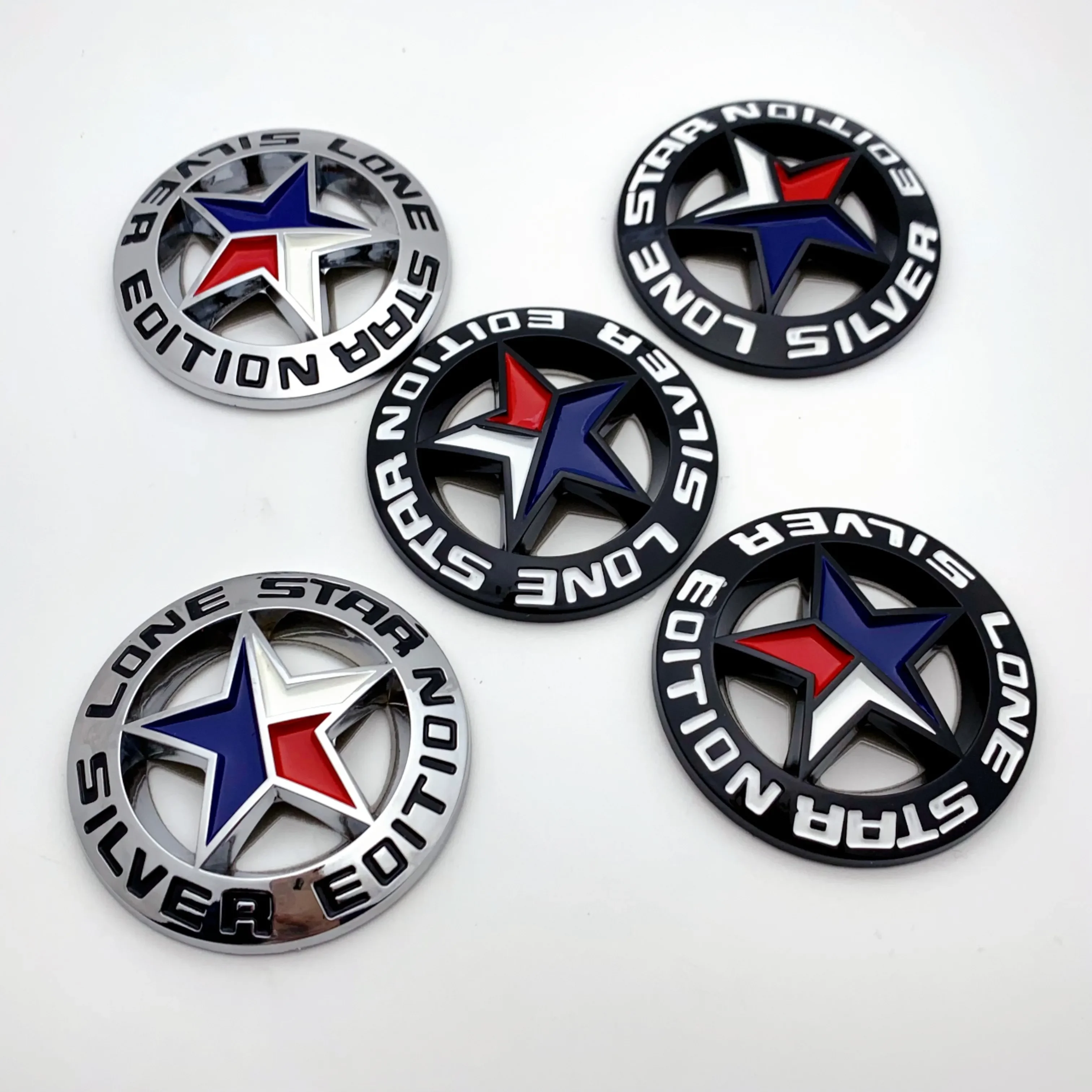 

1pcs/set 3D Metal High-Quality Car LoneStar EDITION Logo Badge FitFor Lone Star Texas Off-Road Modified Car Accessories