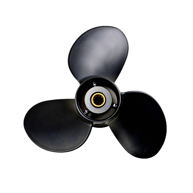 

Outboard Propeller 9 1/4X10 58100-93733-019 For Suzuki 8 9.9 15 20 HP Motor, 3 Blade, 10 Spline, Marine Replacement Parts