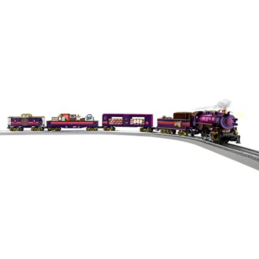 

Lionel Willy Wonka The Chocolate Factory LionChief 5.0 Electric O Gauge Train Set with Bluetooth Remote
