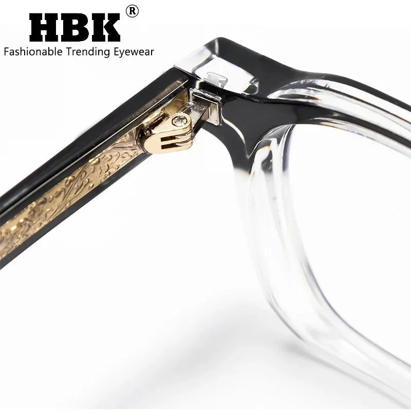 نظارات قراءة بسيطة للرجال من HBK بإطار مربع عالي الجودة للنساء، نظارات كمبيوتر يومية مضادة للضوء الأزرق #4