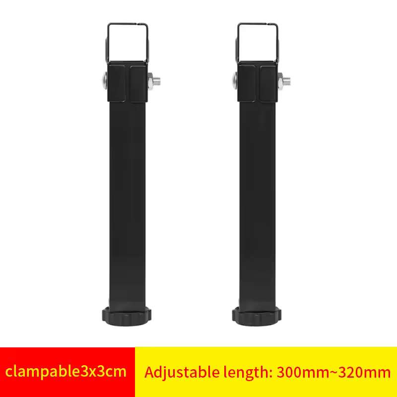 Ribbed frame bed leg support column 3 × 3cm clamping foot bed side support reinforced adjustable furniture foot bed bottom mute - Image 14