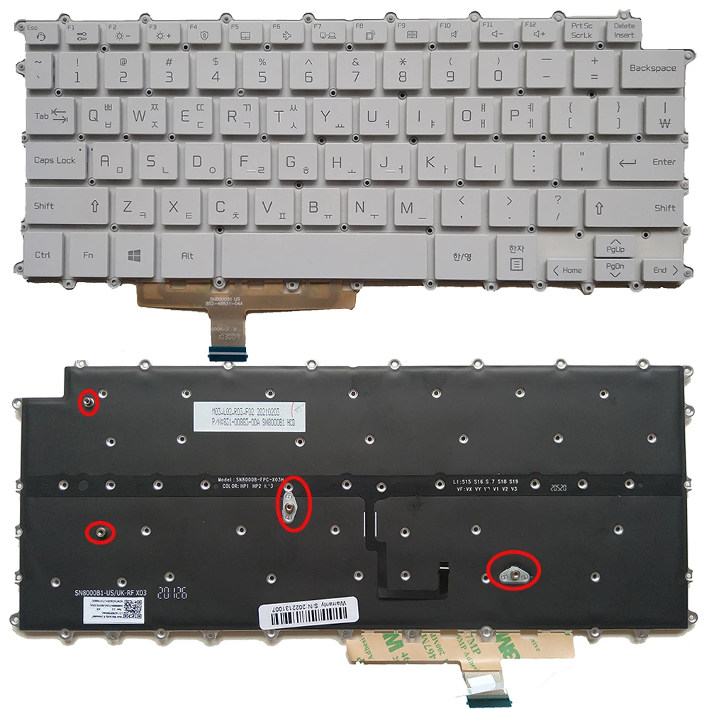 Imagem -01 - Teclado Retroiluminado Coreano do Portátil lg Gram 14z90p 14z90p-g 14z90p-k 14t90p 14z90q 14z90q-k 14z90q-g 14z90q-v 14u70q 14u70q-g teclado retroiluminado coreano do portatil lg gram 14z90p 14z90p g 14z90p k 14t90p 14z90q 14z90q k 14z90q g 14z90q v 14u70q 14u70q g 01