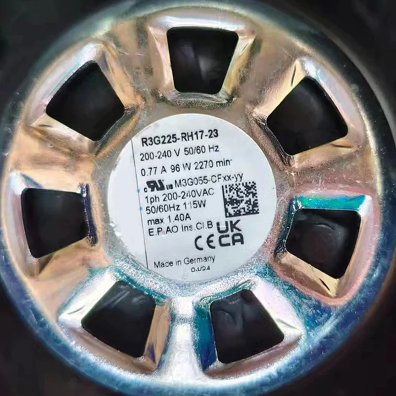 Original 100% Working R3G225-RH17-23 200-240V 50/60Hz 0.77A 96W 2270r/min M3G055-CF Ventilation cooling fan