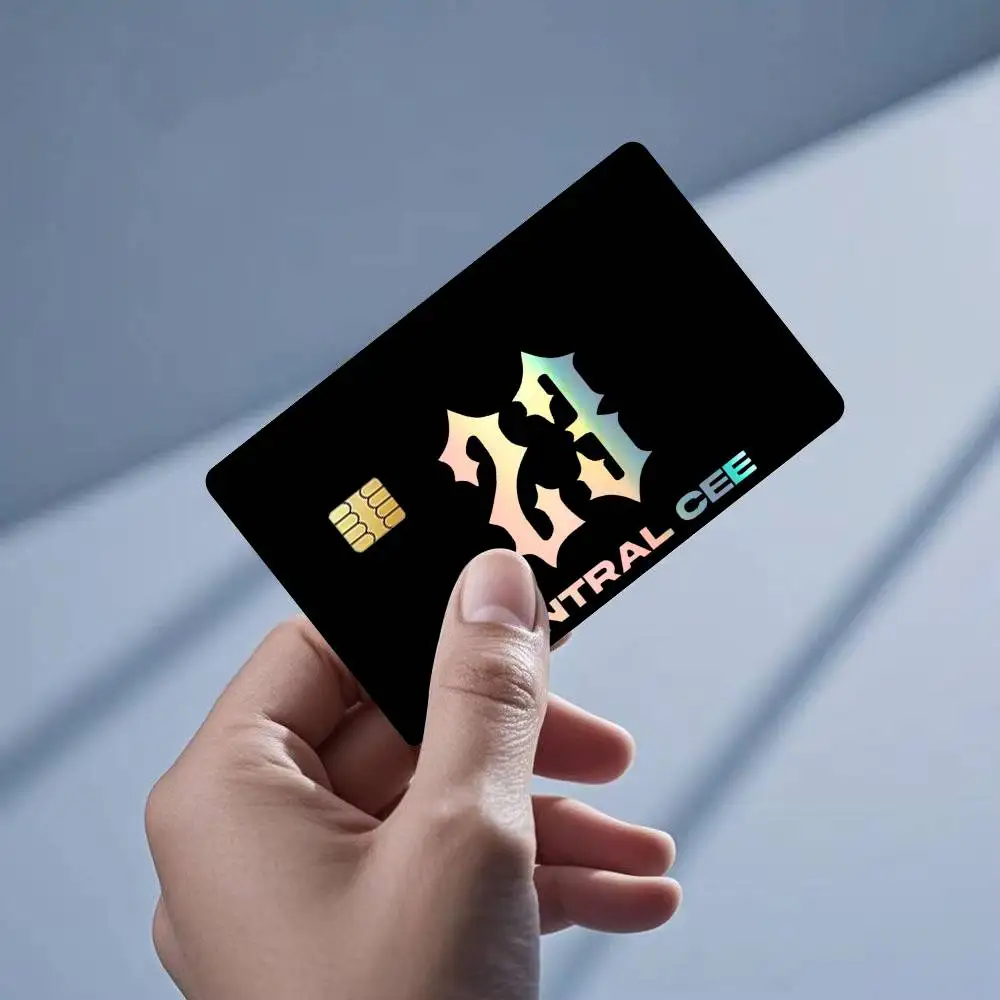 

Central C-Cee Cool Rapper Laser Holographic No Fade Credit Bank Debit Card Skin Sticker Film