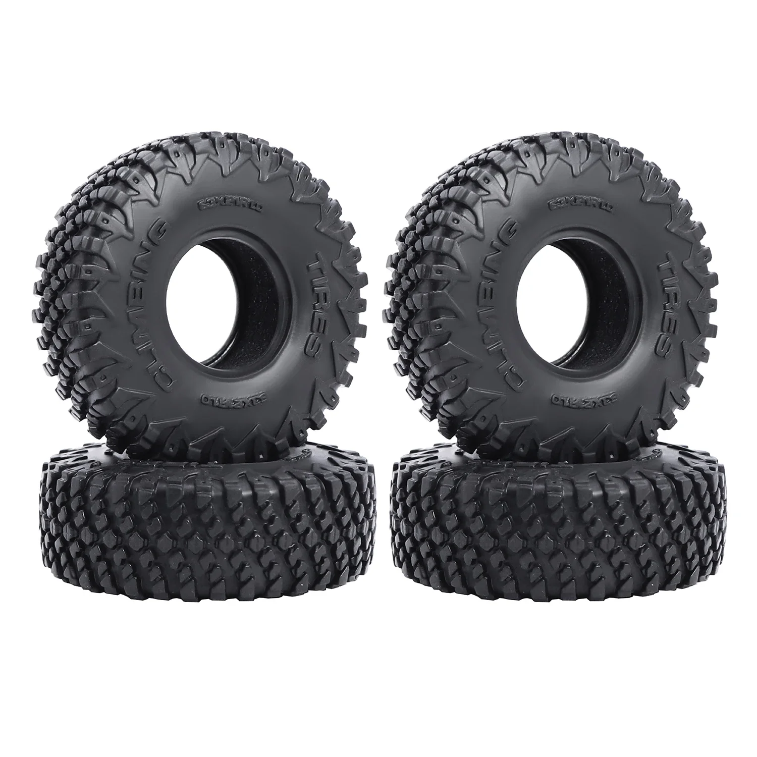 

1.0" Soft Rubber Tyre Wheel Tires 63x23mm For 1/18 TRX4M Bronco 1/24 Axial SCX24 Gladiator Fcx24 RC Crawler Upgrade Part