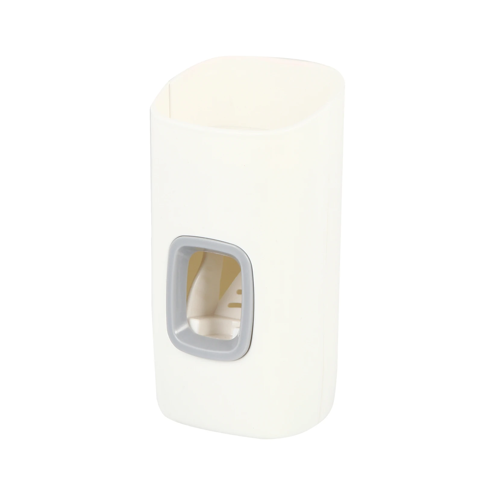 

Automatic Toothpaste Squeezer Tube Dispenser No Punching White Abs Bathroom Child