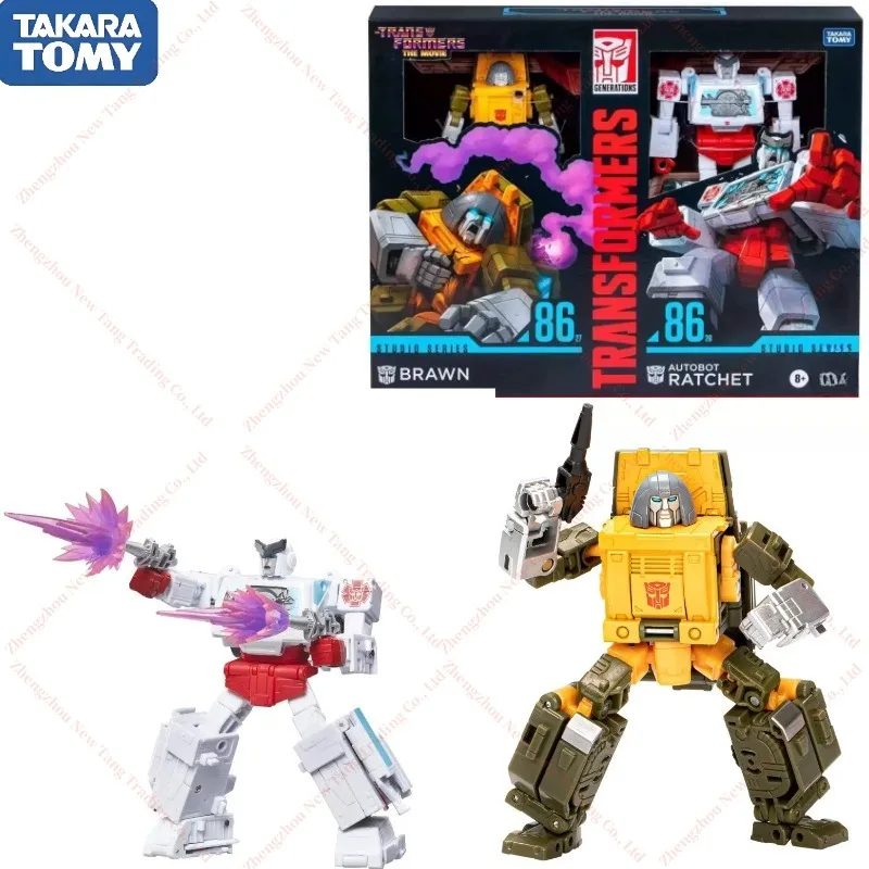 

【In Stock】Transformed Toys Studio Series SS86 27 28 Brawn Autobot Ratchet Deluxe Class Action Figure Model Toy Hobby Gift