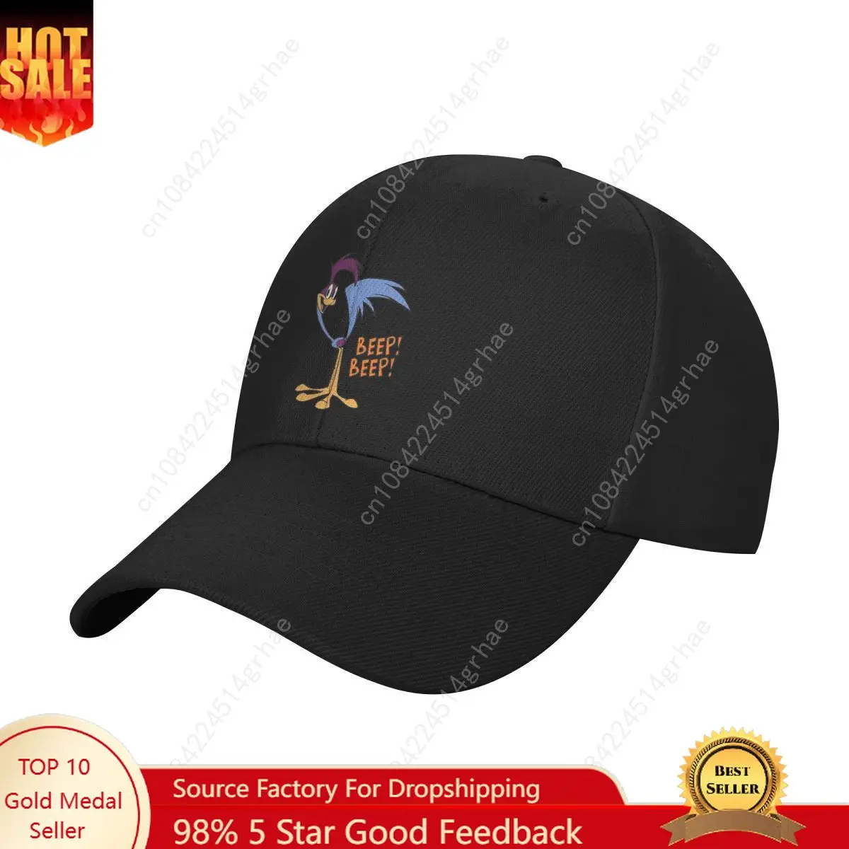 

Road Runner Beep Beep Durable for All Seasons Women Hat Baseball Cap Cap Man Summer