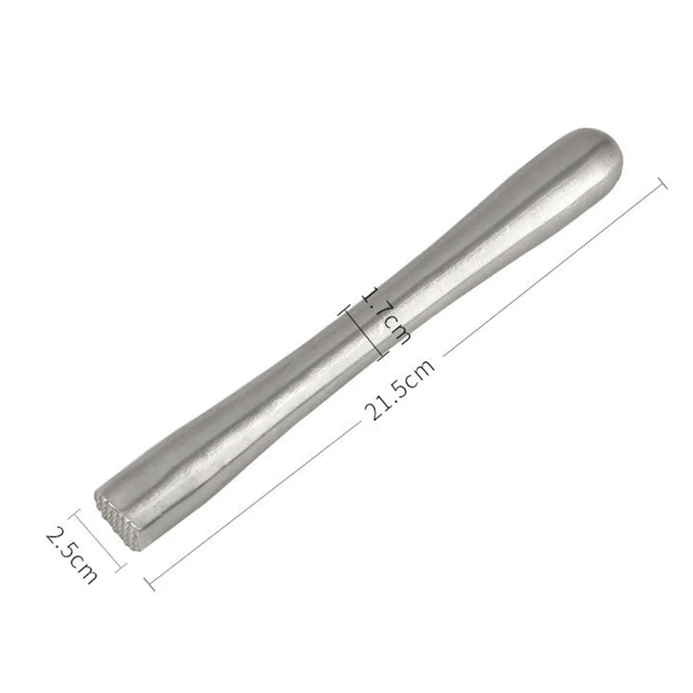 Sleek and Stylish Stainless Steel Crusher for Cocktails, Easy to Use and Clean, Perfect Addition to Your Bar Accessories