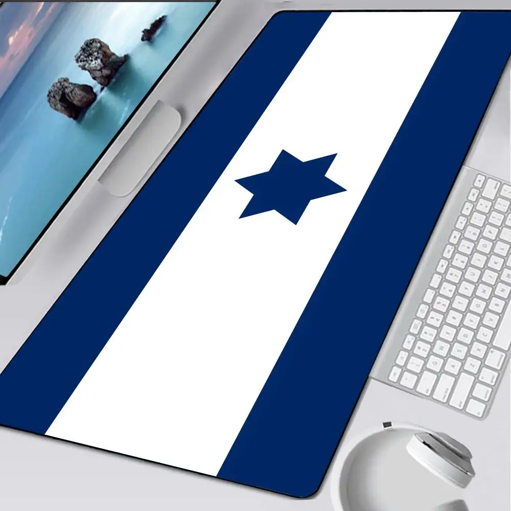 علم إسرائيل ماوس الوسادة المطاطية حصيرة الكمبيوتر المحمول Xxl ماوس الوسادة ألعاب الكمبيوتر الجدول الألعاب الملحقات