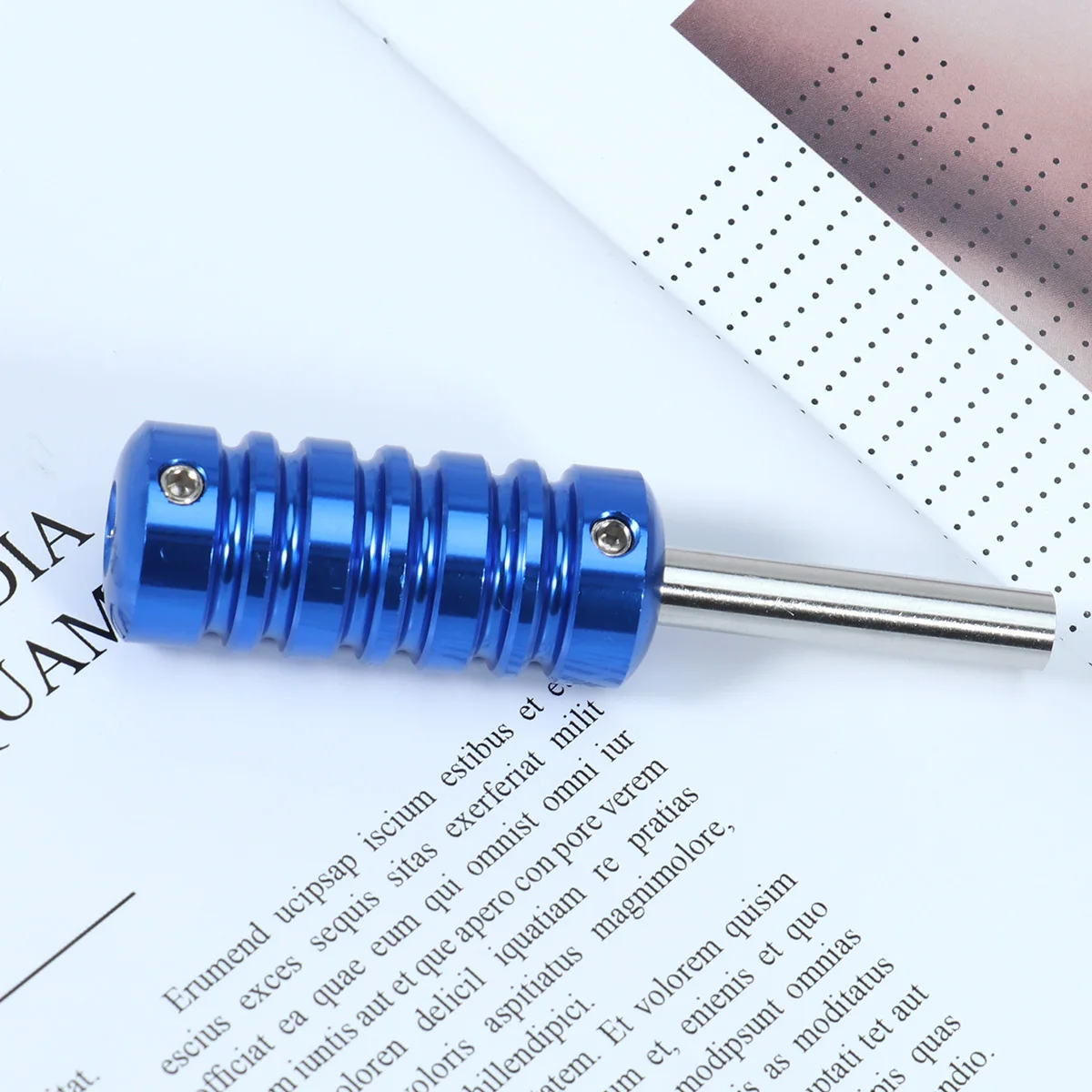 

1pc Aluminum Alloy Tattoo Machine Grip For Shader Liner Body Art Needles Lightweight Anti-Slip Handle Tube