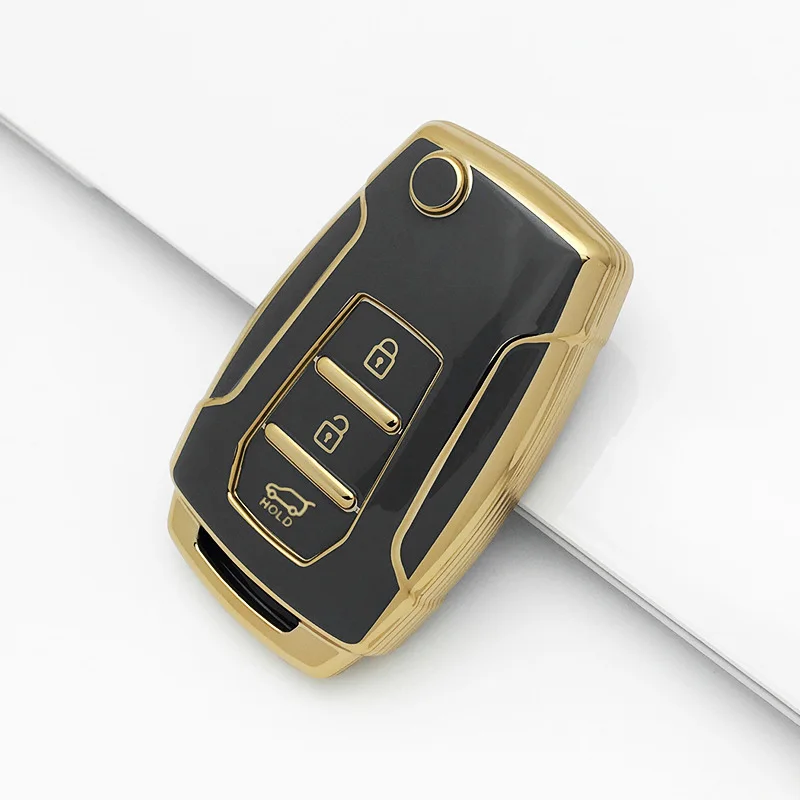 Funda de TPU para llave de coche, Protector de mando a distancia para SsangYong Kyron 2, Sanka Actyon Korando Tivoli, accesorios para llavero