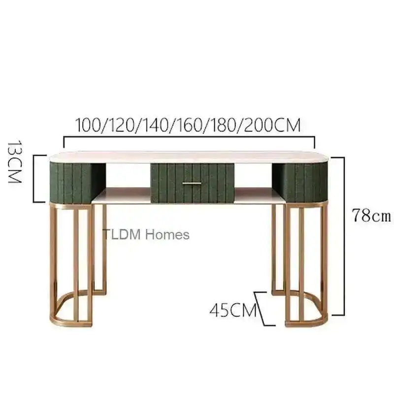 الحديثة طاولة مانيكير وكرسي مجموعة الحد الأدنى صالون الأثاث الفاخرة صالون تجميل طاولات الأظافر مكتب مانيكير المنزلية p