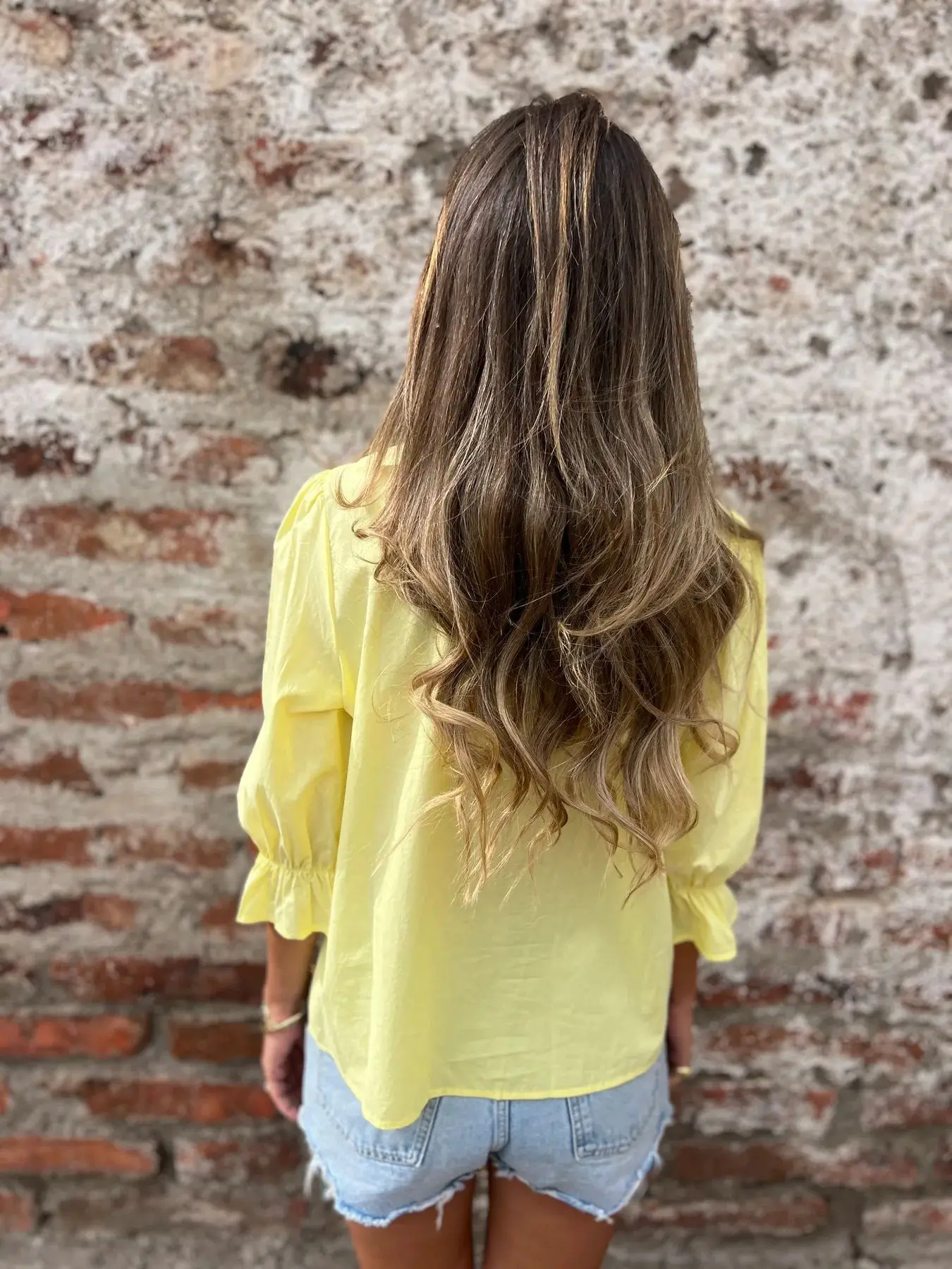 2025, sommer Blau Halbe Hülse Shirts Frauen Casual Solide Tasten frauen Tops Und Blusen Top Femme Shit