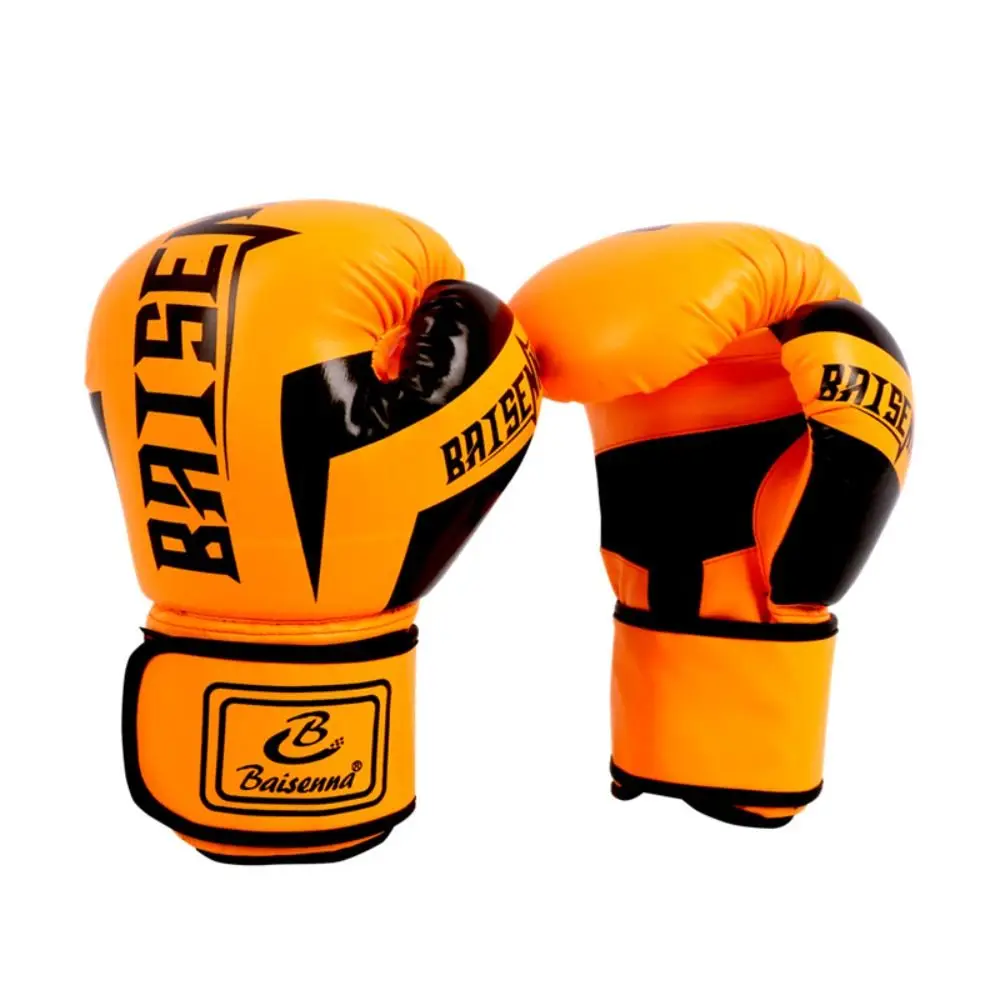 

1 Paie of 8 oz 10 oz Boxing Gloves PU Leather Good Toughness Training Gloves Humanized Design Long Service Life Punching Gloves