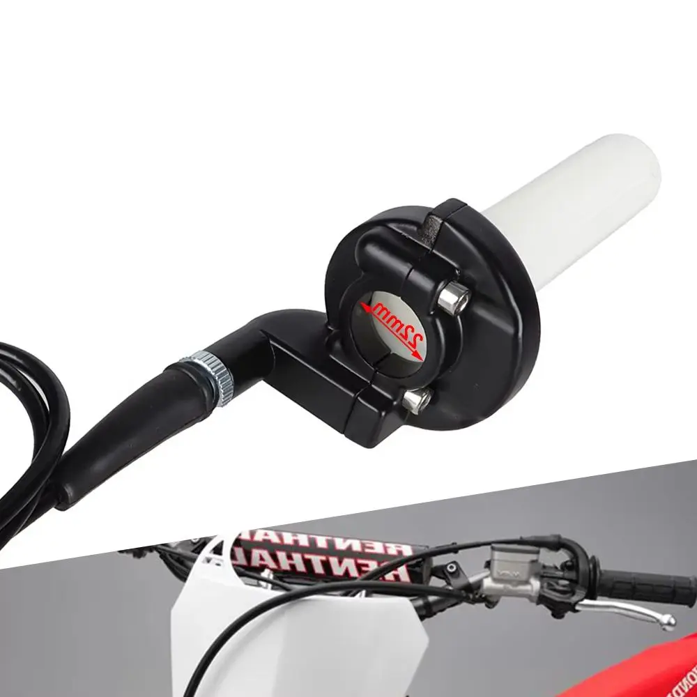 Twist Throttle Accelerator Handle Tube & Cable Set for Off-Road Dirt Bike ATV Quad Motorcycle