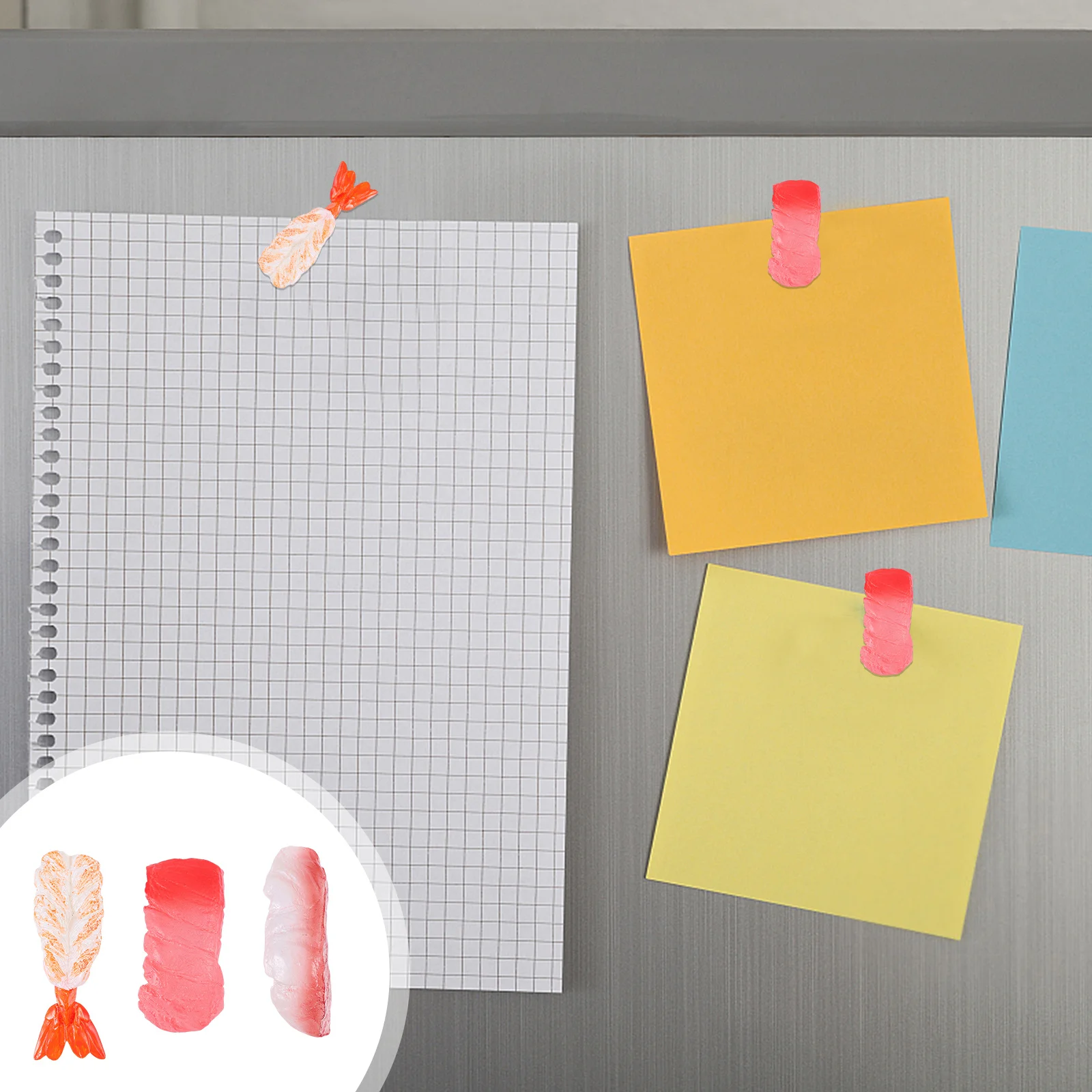 3 قطع من مغناطيس الثلاجة الراتنج على شكل طعام، ديكور ثلاجة لطيف لخزانة المطبخ، منظم مغناطيسي للسبورة البيضاء #6