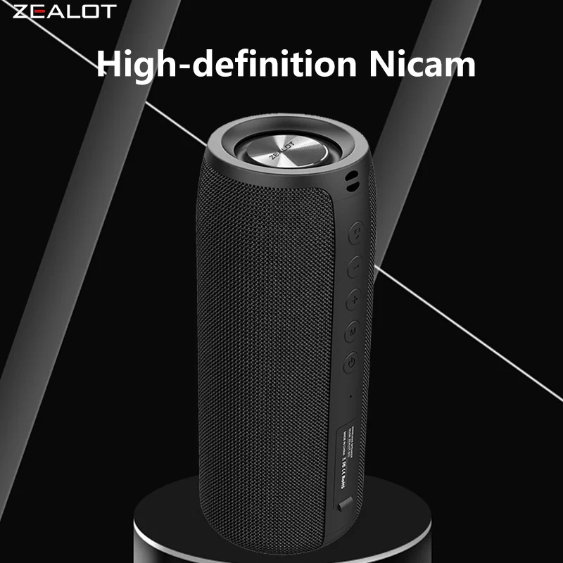 ZEALOT S51 10W Wireless Speakers, 1800mAh Battery, 10 Hours Playtime Loud Stereo, Booming Bass. view 3