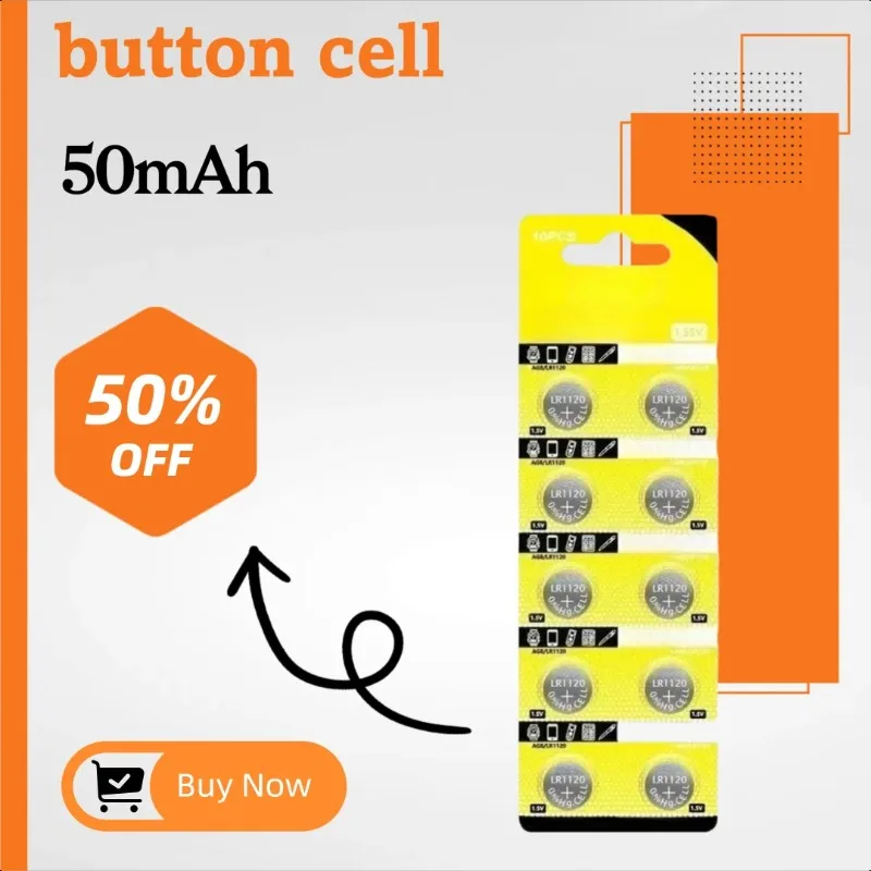 

LR1120 Button Battery 391A Alkaline Button Cell