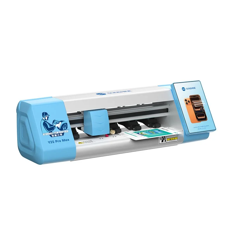 Y25 Pro Max Unlimited Film Cutting Machine Front Film Cutter 7-inch Smart Touch Screen Film Cut