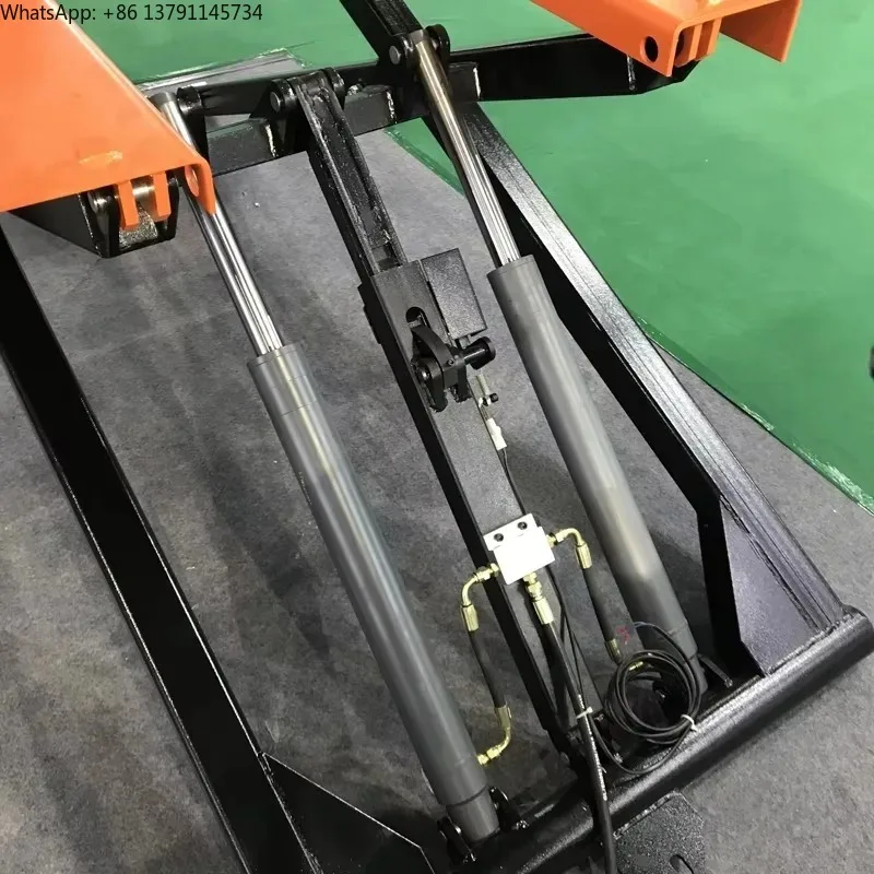 3000kg Capacity Mid Rise Car Lift Manual Release Mini Scissor Lift Mobile Small Scissor Lift Car Hoist for Garage