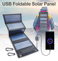 600W Foldable Solar Panel Portable Flexible Small Waterproof 5V USB Folding Solar Panels Cells For Mobile Phone Battery Charger
