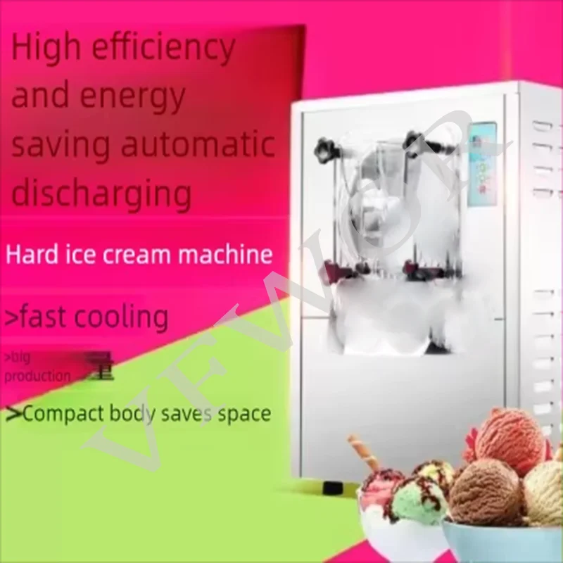 New Commercial High Productivity Soft Ice Cream Machine with Yogurt & Milk Compatibility 110V/220V Low Price European