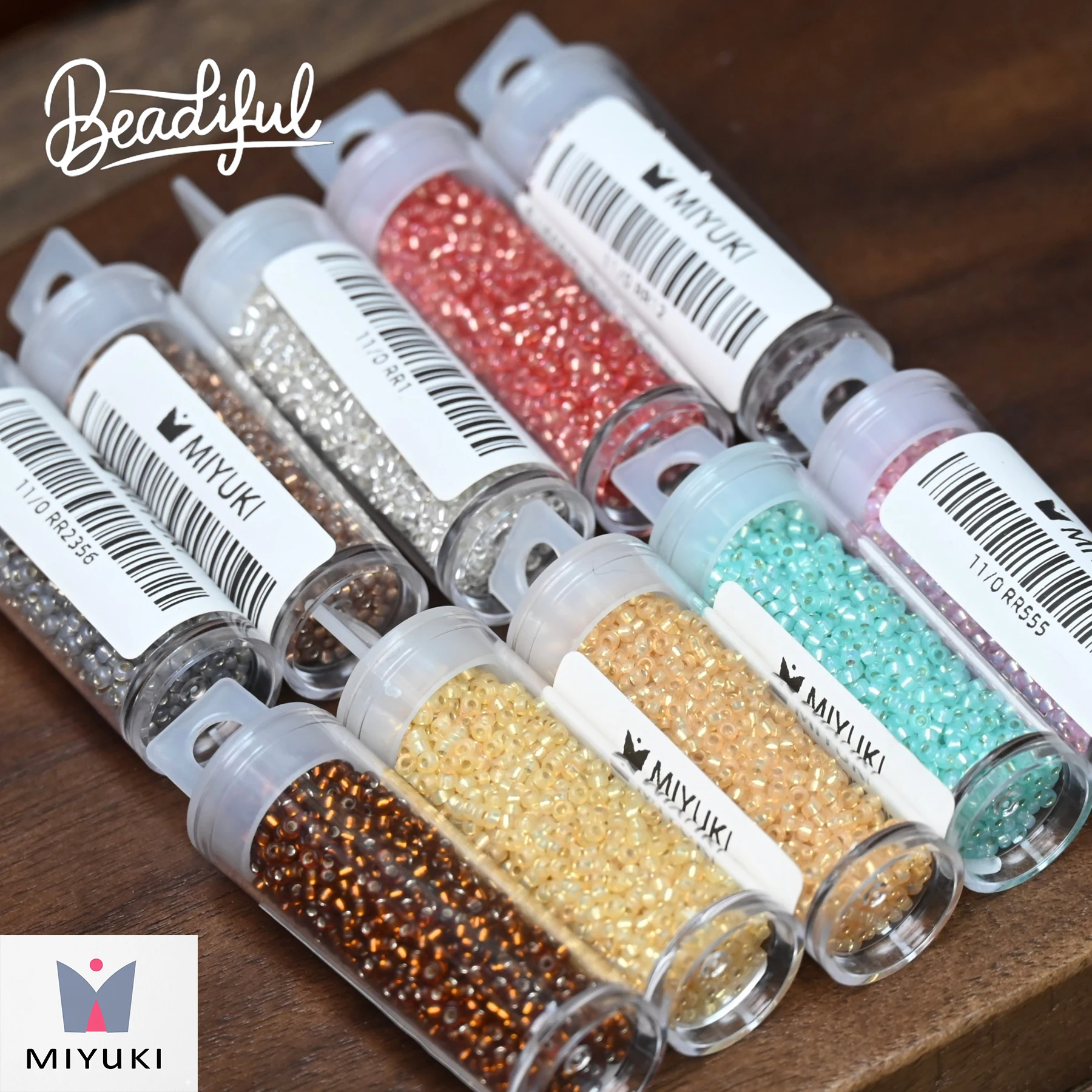 

MIYUKI RR 11/0 Ceylon Seed Beads 10g ~1000pcs – Japan Soft Milky Pastel Beads Jewelry Making DIY