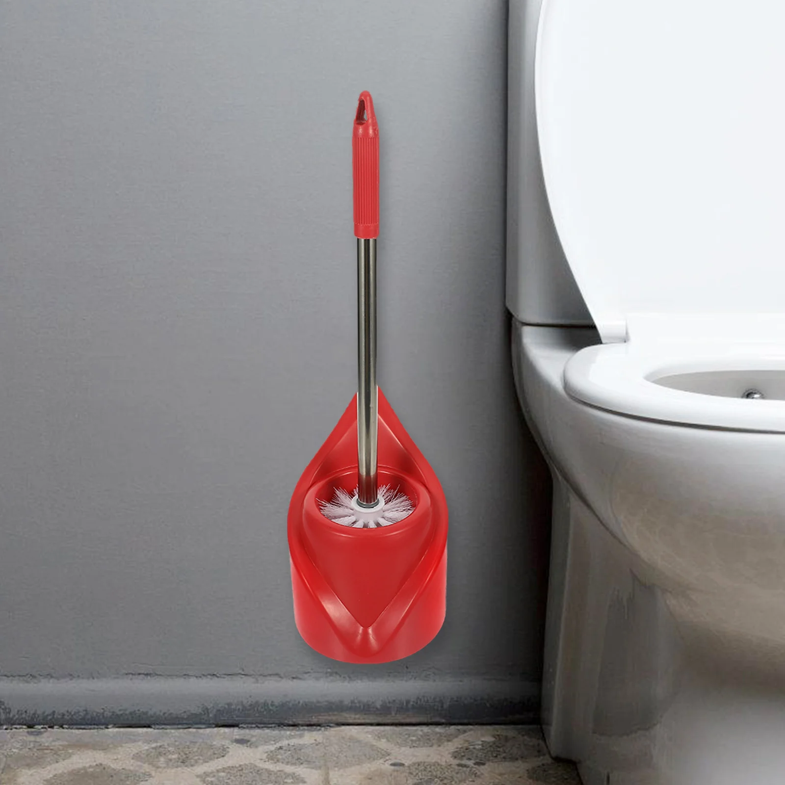 

1Set Toilet Brush for Bathroom with Holder Elegant Space Saving Cleaning Tool Toilet Brush with Holder