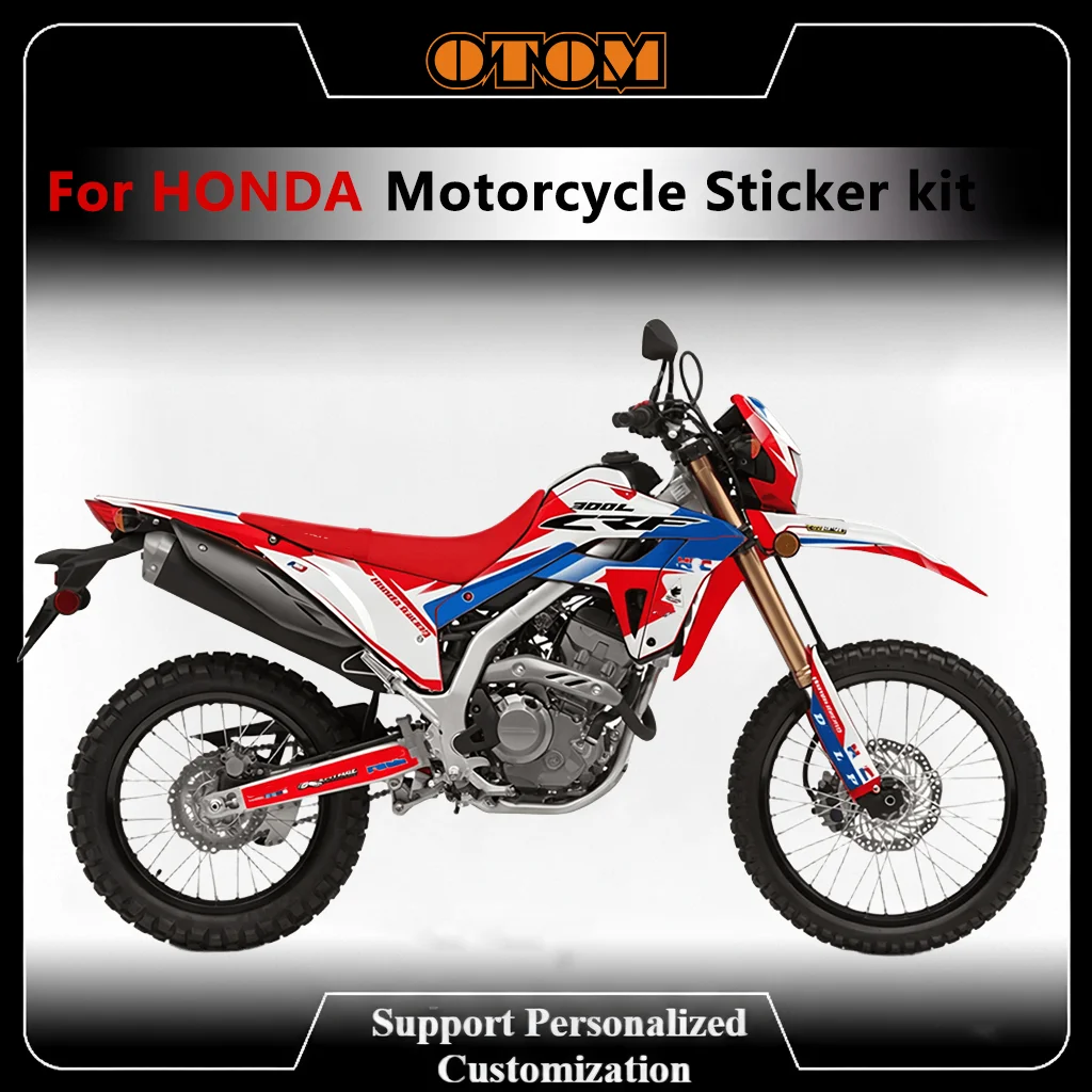 

Custom Motorcycle Graphics Background Decal for HONDA CRF300L 2021-2026 Decals Stickers Kits