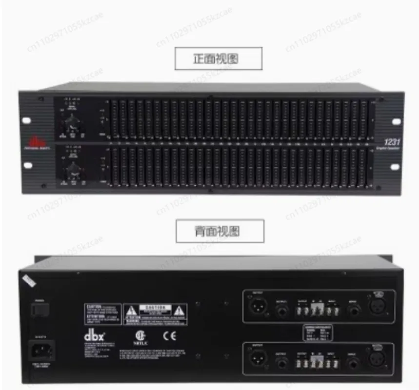 2231/1231/231 Professional Analog Equalizer - Dual Channel 31-Band Stereo EQ, Stage Audio Signal Processor