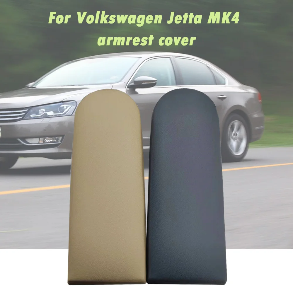 For Vw Jetta Golf Mk4 Bora Beetle Passat B5 Vw Polo 6R Leather Car Armrest Car Center Console Armrest Cover Lid 1PC